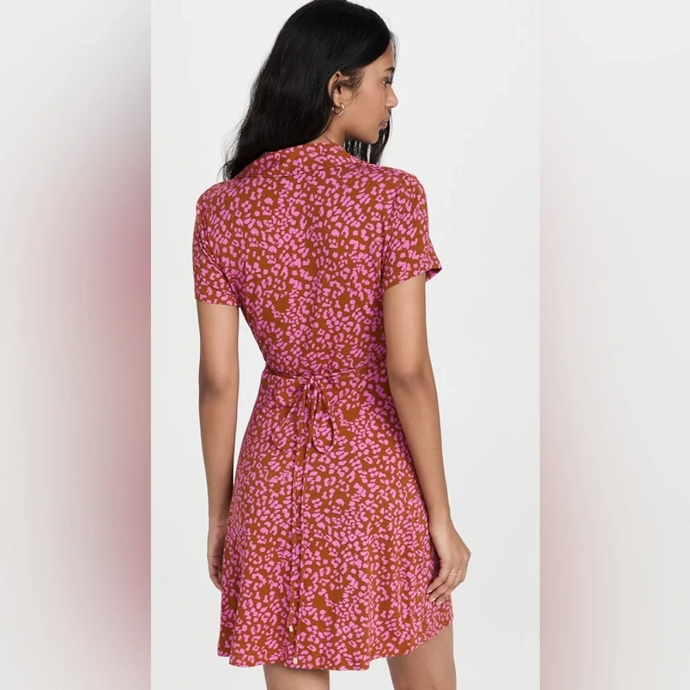 Free People Marsaille Mini Dress in Rust Combo